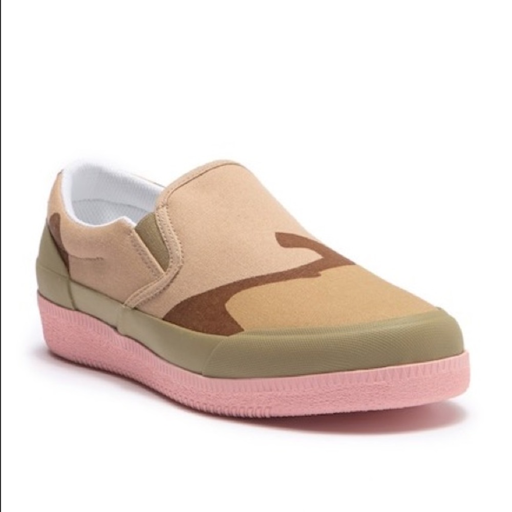 HUNTER BOOTS Canvas Plimsoll Slip On Sneaker NWT